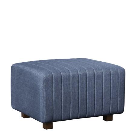 CEOT-058 Ocean Blue Fabric | Beverly Small Bench -- Trade Show Rental