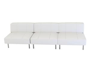 Endless Square Low Back Sofa --- Trade Show Rental Furniture