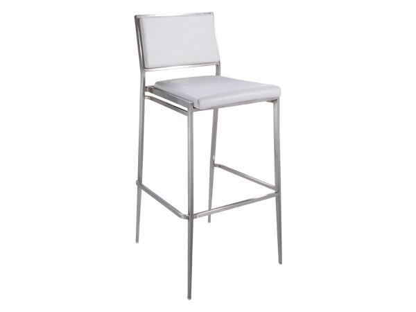 CEBS-032 | Marina Barstool White Vinyl -- Trade Show Furniture Rental