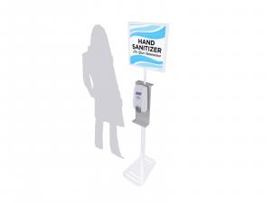 REEV-907 Hand Sanitizer Stand w/ Graphic